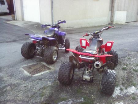 350 warrior a duf et le 450 trx d'alex